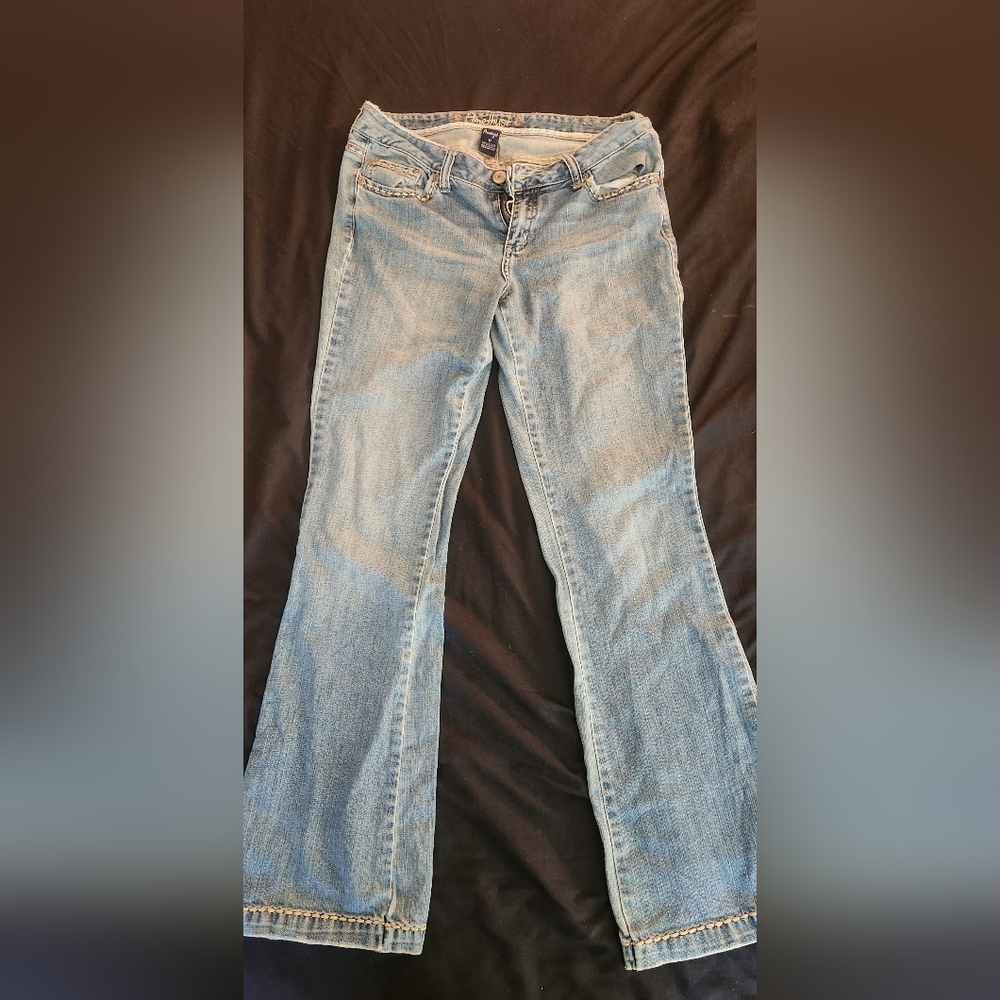 Amethyst Jeans Light Blue Flare Women's Jeans Size 11